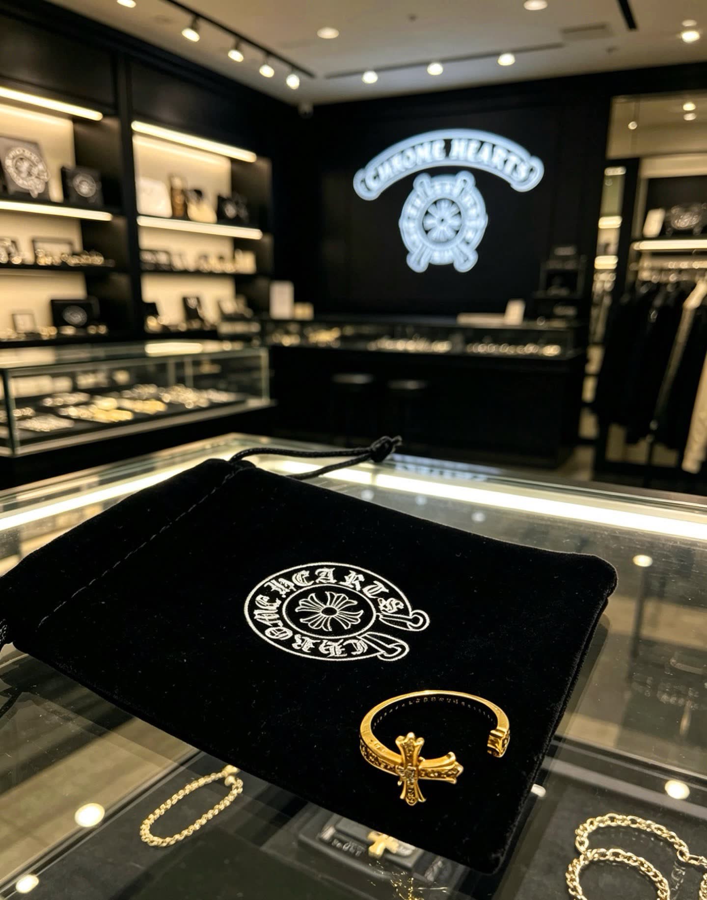 Chrome Hearts One Heako Cross Ring